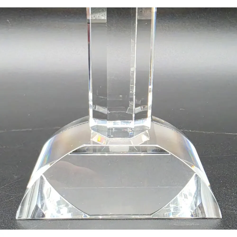 Vintage Cut Lead Crystal Cross 8.5